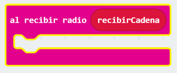 Recibir Cadena