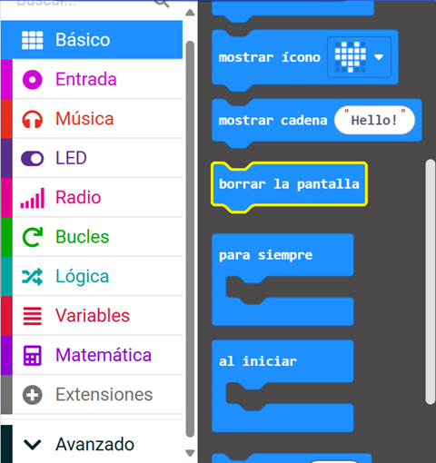 Borrar la Pantalla