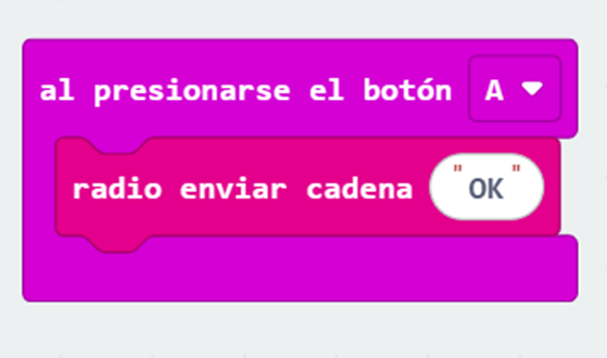 Enviar Cadena por Rádio OK
