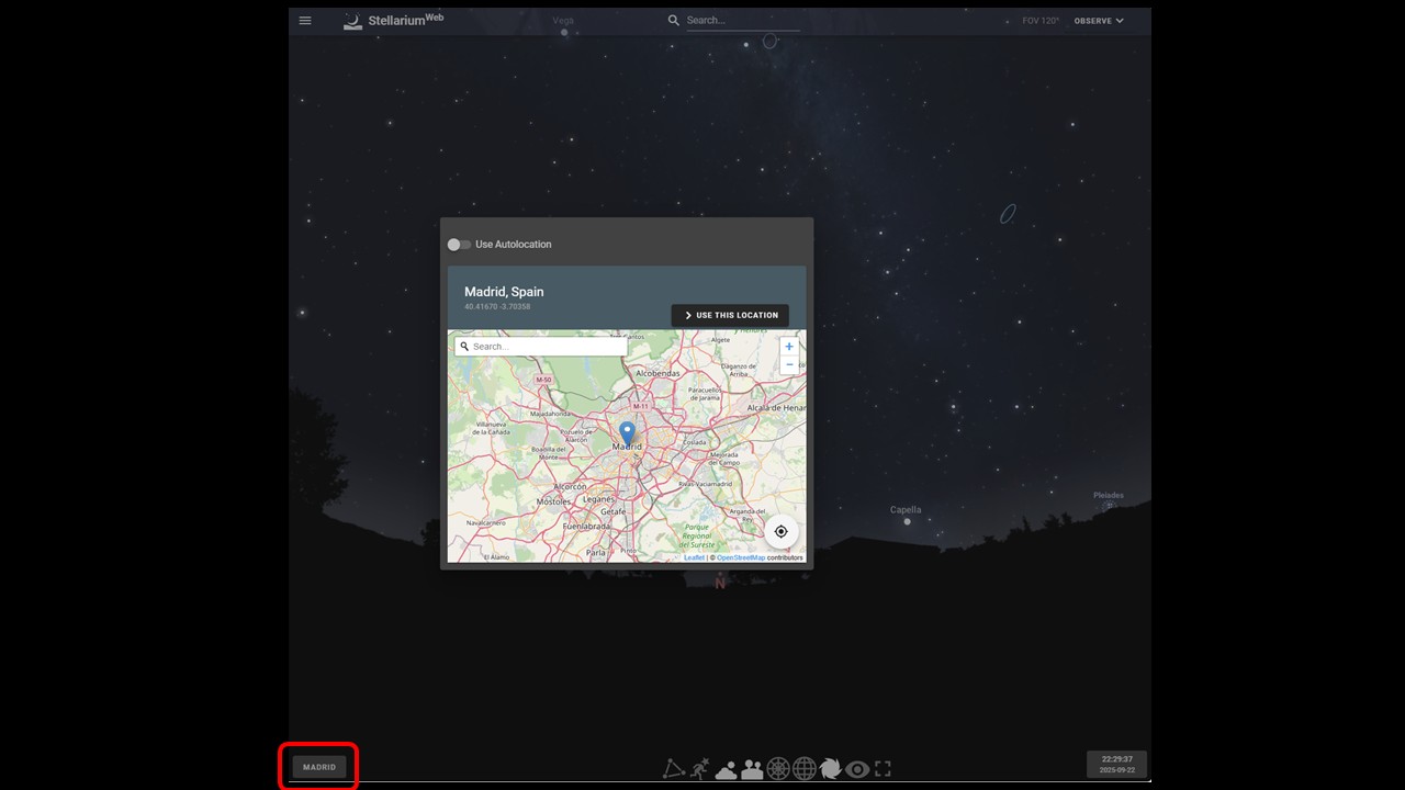 setupStellarium