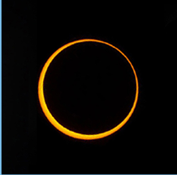 eclipse de Sol vista